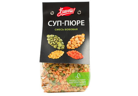 Смесь бобовая суп пюре Bravolli, 350г