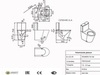 Moeff MF-222 Унитаз напольный с бачком