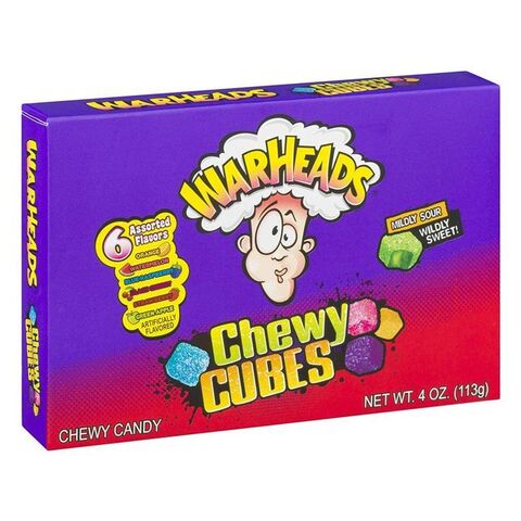 Кислые кубики Warhead Chewy Cubes 113 гр.