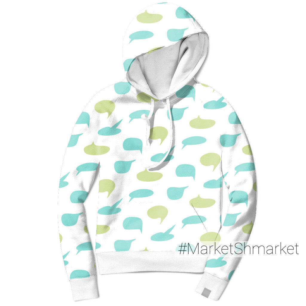 Ткани Buy fabric dialog bubbles emerald green закажи на 