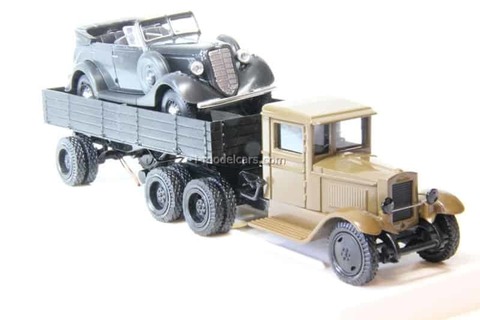 ZIS-6 with semitrailer PP-6 LOMO-AVM 1:43