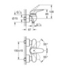 Смеситель для душа Grohe  23722003