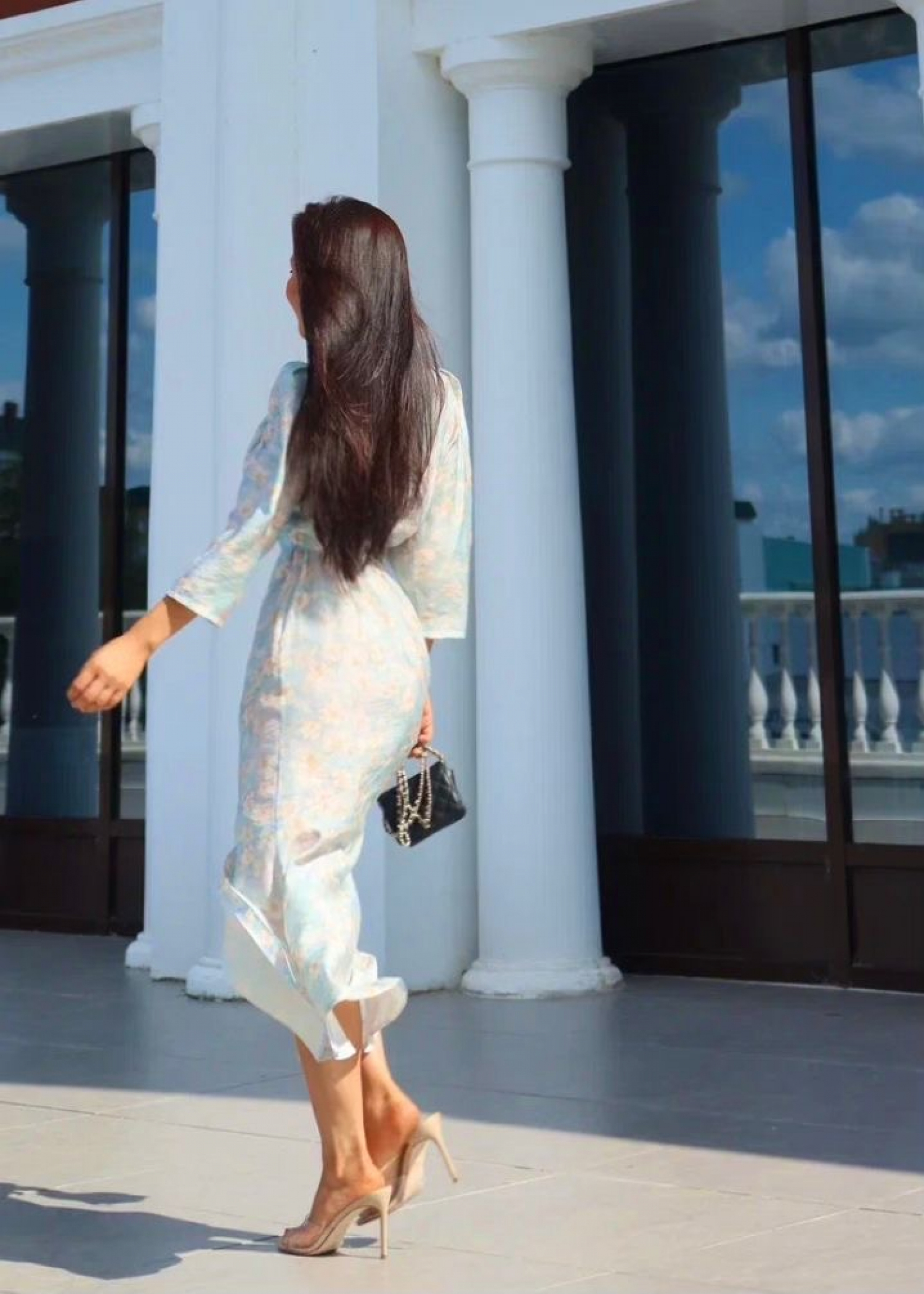 Платье "Miss", голубое