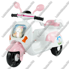 Детский электромотоцикл "Kids electric moto" розовый