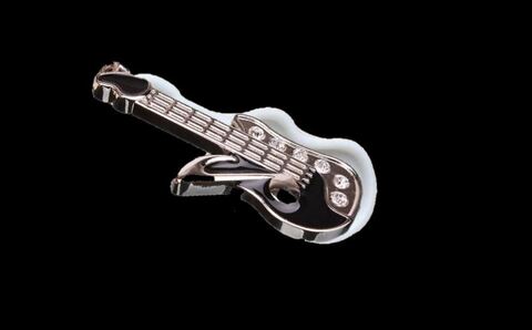 Силиконовый молд Гитара со стразами