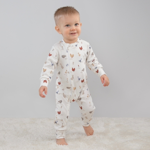 Комбинезон слип на молнии