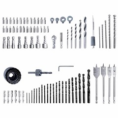 GREENWORKS Набор сверл, бит и коронок в кейсе 90 предметов (2944607)