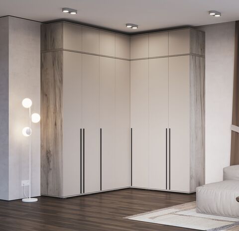 Комплект шкафов Норд №4 Кашемир, Дуб Крафт серый