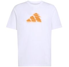 Теннисная футболка Adidas Clay In Not Graphic - white