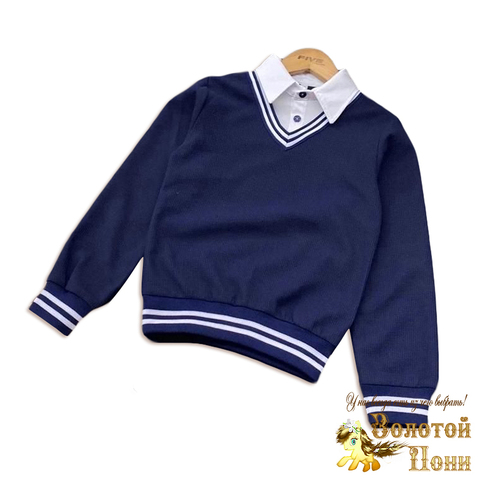 Джемпер-обманка м (9-13) 260415-WD200