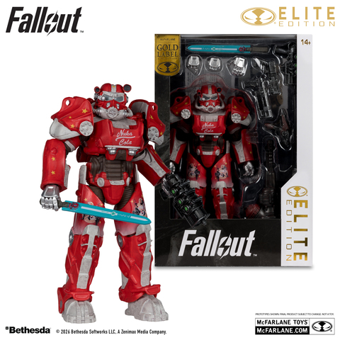 Фигурка T-60 Nuka Cola из игры Fallout Gold Label