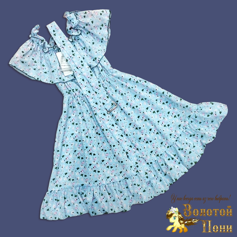 Платье с пояском д (8-13) 260429-ZG1530