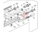 Втулка - 8х14х8 мм для Ricoh B2473175