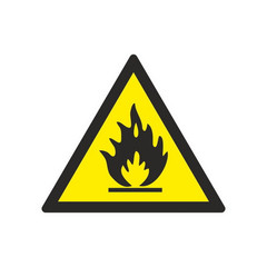 W01 Пожароопасно. Легковоспламеняющие вещества (плёнка ПВХ, 200х200)