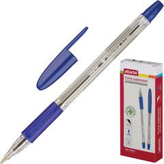 Ручка шариковая Attache Antibacterial синяя (толщина линии 0.5 мм)