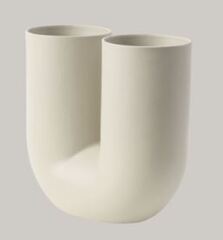 Ваза MUUTO фарфор/sand 263х129х274h коллекция Kink