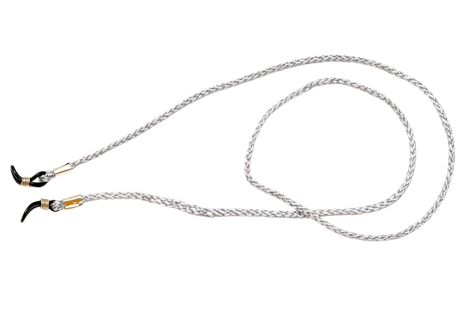 Шнурок для очков плетёный (серый), 60 см 1 шт  по выгодной цене .