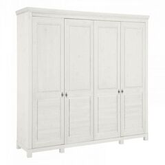 Шкаф для одежды Рауна 40 (белый воск), 217x213,7x59,8 см