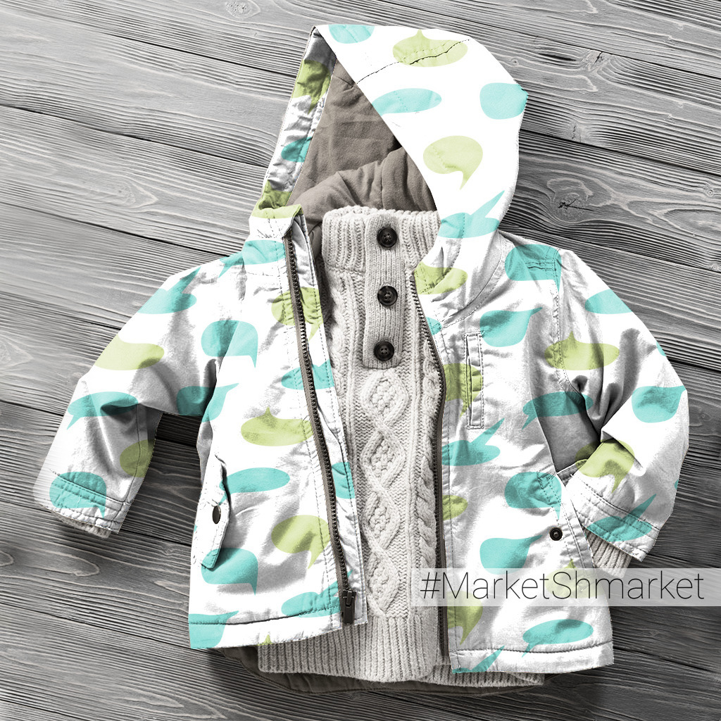 Ткани Buy fabric dialog bubbles emerald green закажи на 