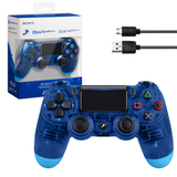 Джойстик беспроводной Dualshock 4 для PlayStation4 (Синий кристалл)