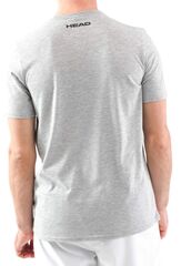 Теннисная футболка Head Club Carl T-Shirt - grey melange