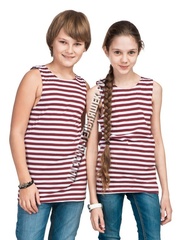 Купить Детская майка-тельняшка спецназ (краповая полоса) в Магазине тельняшек