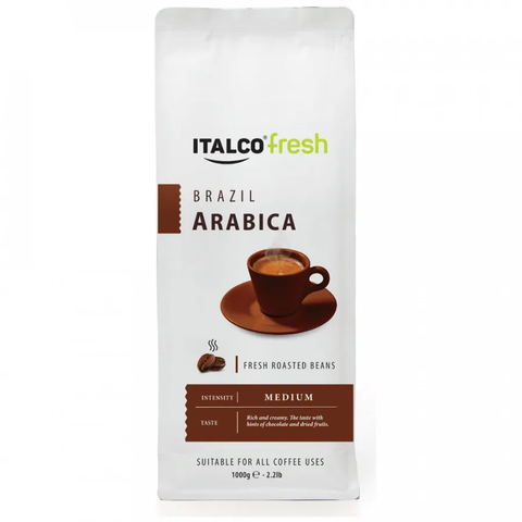 купить Кофе в зернах Italco Arabica Brazil, 1 кг (Италко)