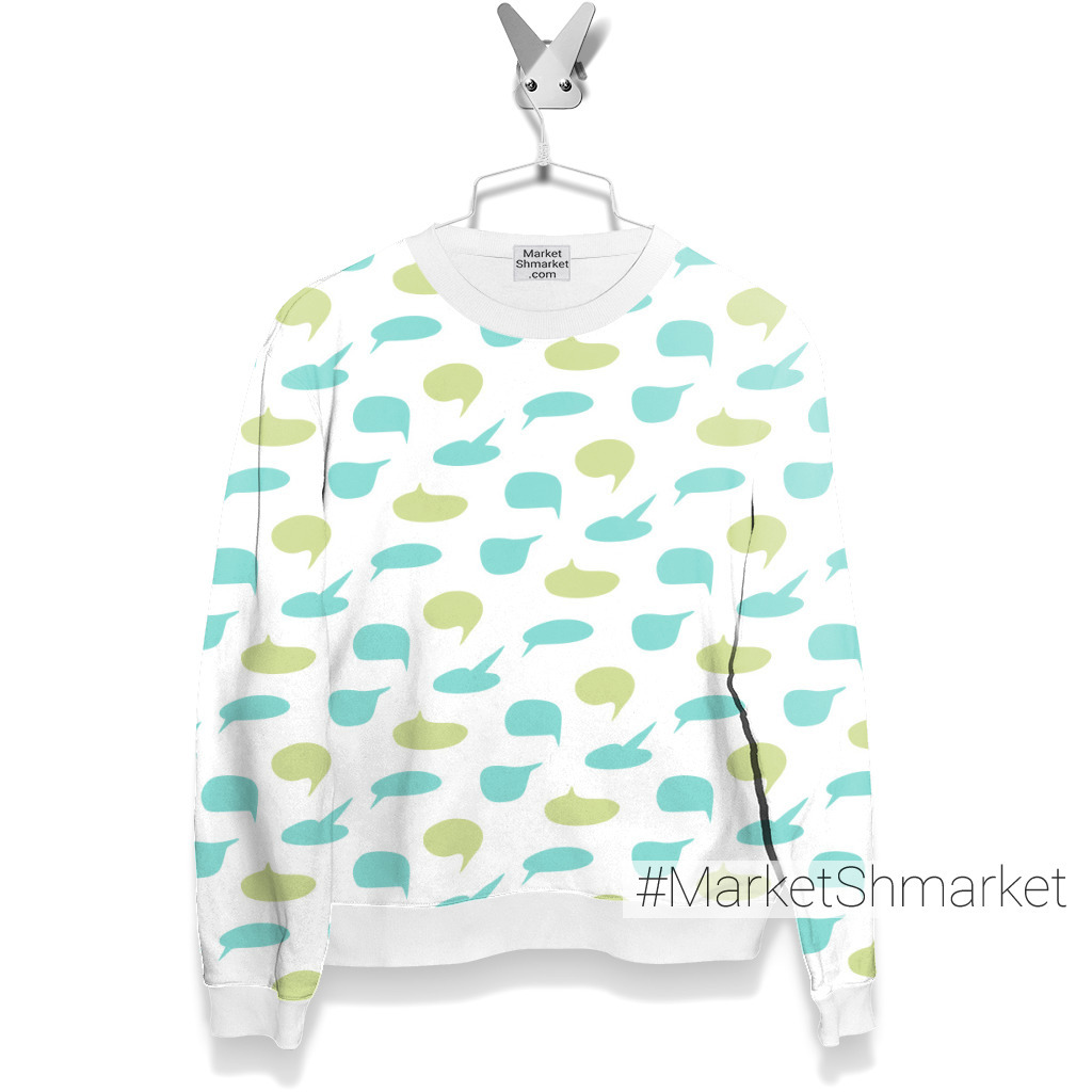 Ткани Buy fabric dialog bubbles emerald green закажи на 