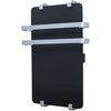 Allen Brau Infinity 325621 Полотенцесушитель электрический с рейлингом и креплением, цвет: чёрный