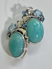 Моника (серьги из серебра)