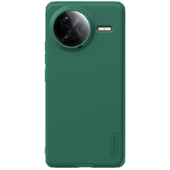Усиленный защитный чехол зеленого цвета (Dark Green) от Nillkin для Xiaomi Poco F7 Ultra и Redmi K80 Pro, серия Super Frosted Shield Pro