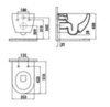 CREAVIT FREE Унитаз подвесной безободковый FE322.00100