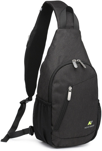 Картинка рюкзак однолямочный Nevo Rhino 8999-nw Black - 4