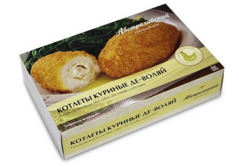 Котлеты куриные замороженые Де-Воляй, 400г