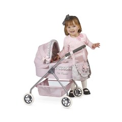 DeCuevas Коляска с сумкой, Романтик, розовая 56 см (86019)