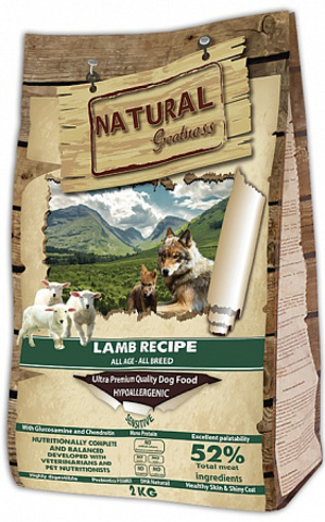 Natural Greatness Lamb Recipe Sensitive сухой корм для собак 2 кг