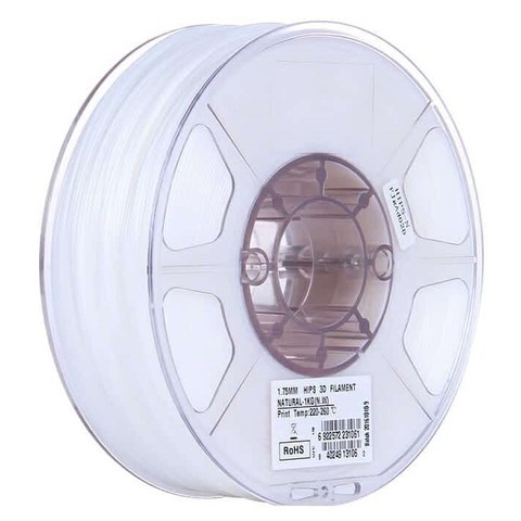 Катушка пластика HIPS ESUN 1.75 мм 1 кг., натуральная