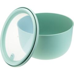 Миска пластик, 3.6 л, 22х13 см, фисташ, кругл, герм, Idea, Нео, М 1327