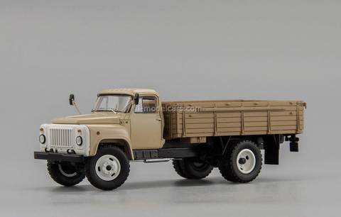 GAZ-53-12 board truck 1985 beige DIP 1:43