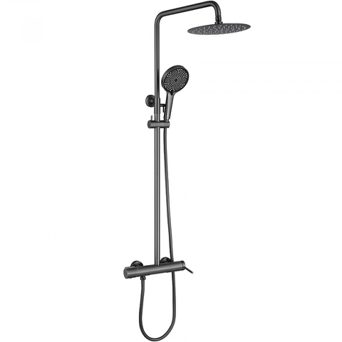 Abber AF8816NG Душевая стойка Emotion AF8816NG с изливом, никель