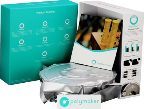 Пластик для 3D-принтера PolyMaker PolyMide CoPa-пластик, 1.75 мм, 0,75 кг, Черный
