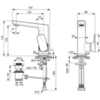 Смеситель для раковины однорычажный с донным клапаном Ideal Standard Tonic II A6332AA