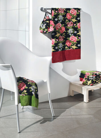 Полотенце 75х150 Feiler Peony бордовое