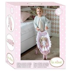 La Nina Трехколесная коляска-трость для кукол серия Карлота, 62 см.  (65040)