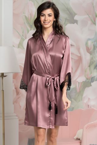 Халат Olivia 3643 розовый Mia-Amore