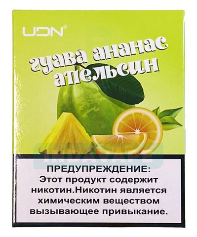 Картриджи UDN X - Гуава Ананас Апельсин 3 штуки