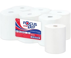 Хаят: Полотенца бумажные 2сл 150м/20 ФОКУС Экстра Квик белые / 5050023