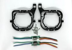 Переходная рамка для билинз 009 Mercedes GL 12-16, W221 09-13, W166 11-16