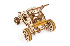 Мини Багги от Ugears - Деревянный конструктор, сборная механическая модель, 3D пазл