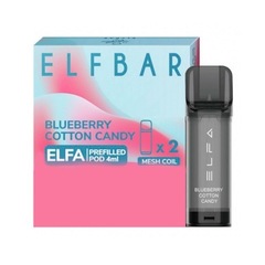 Картридж Elfa (8мл) Черничная сахарная вата (упак. 2 шт)